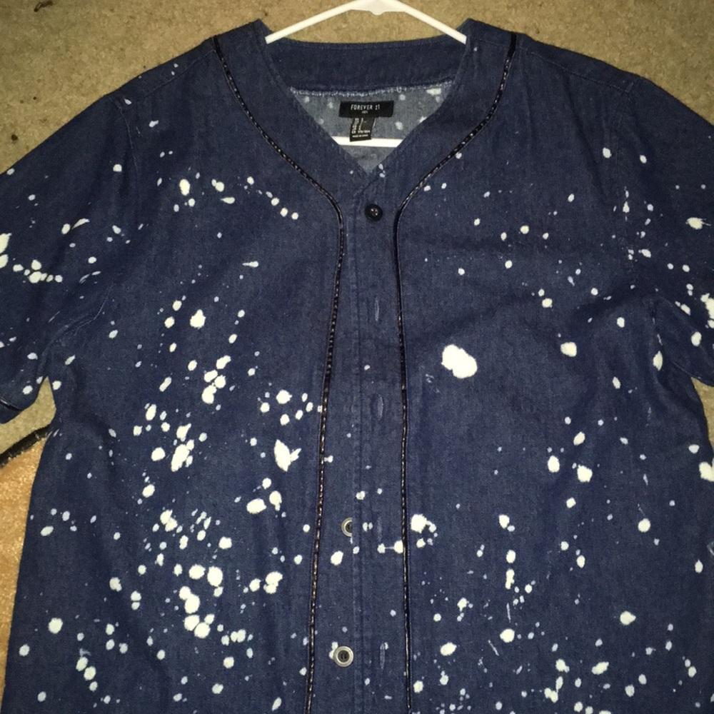 Men’s size small bleached button up